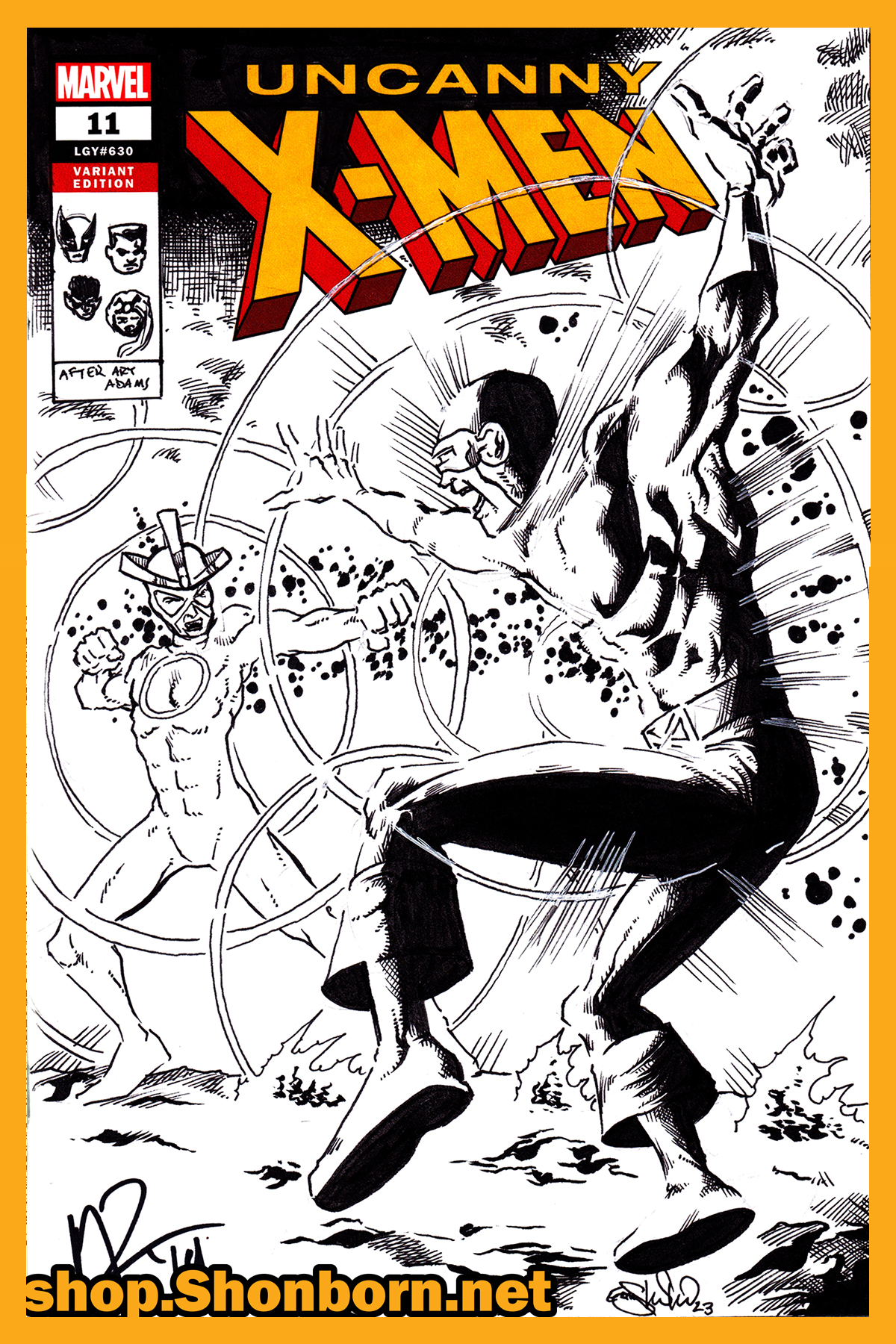 Uncanny X-Men Sketch Cover