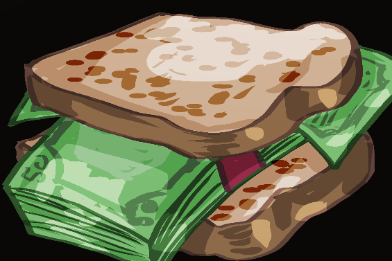 191a. Evil Money Sandwich
