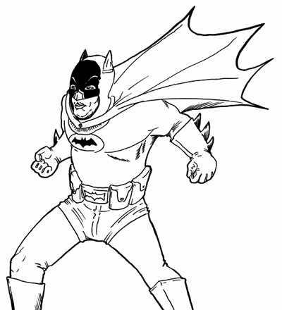 066 – Adam West Batman – Shonborn's Art Blog